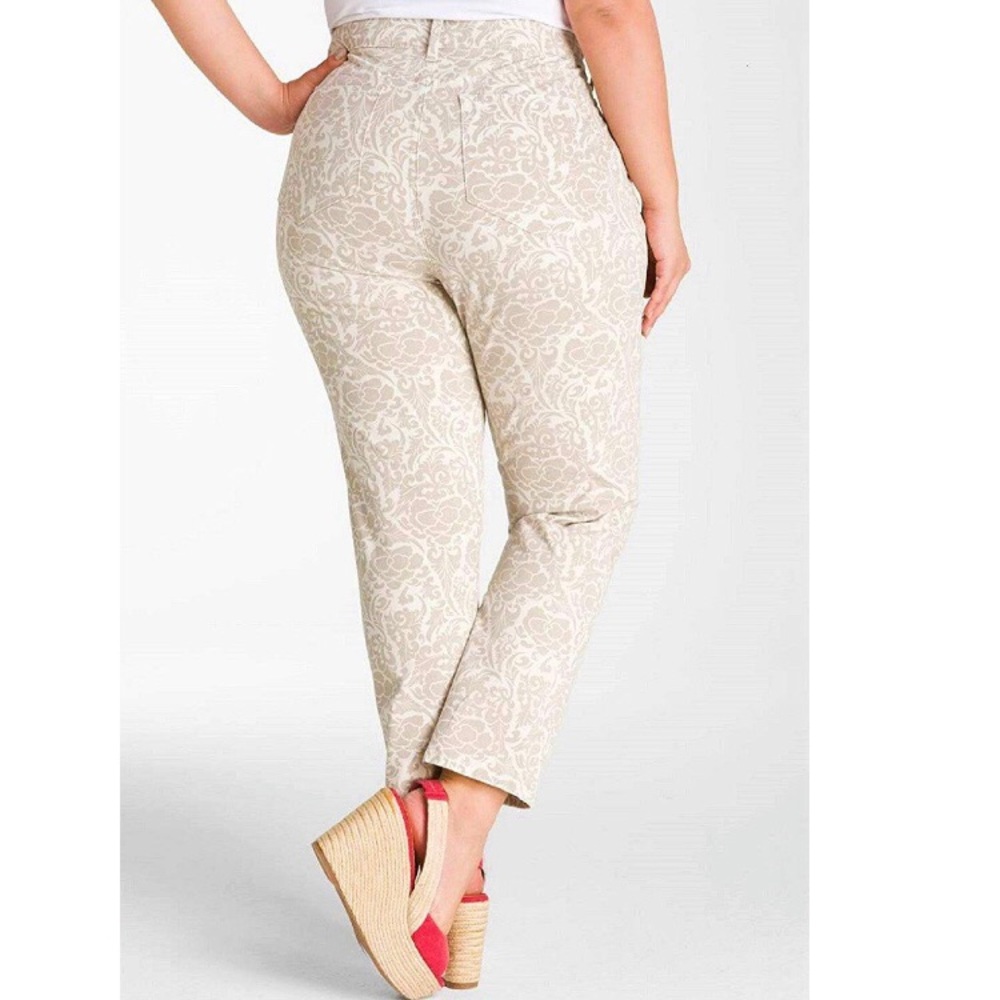 LIKE NEW NYDJ Alisha Slim Ankle Primrose Pants - Picture 2 of 8